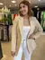 Blazer Alfaiataria com Martingale Bege | 12846 - comprar online
