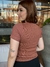Blusa em Algodão Biamar Marrom | 11960 - Cumplice Modas
