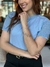 Blusa em Algodão Biamar Azul | 12047 na internet