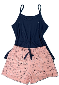 PIJAMA LYCRA COMPOSE REGATA ROSE OU AZUL - comprar online