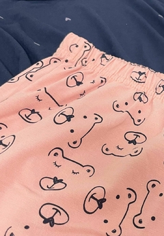 PIJAMA LYCRA COMPOSE REGATA ROSE OU AZUL na internet