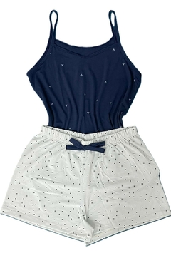 Imagem do PIJAMA LYCRA COMPOSE REGATA ROSE OU AZUL