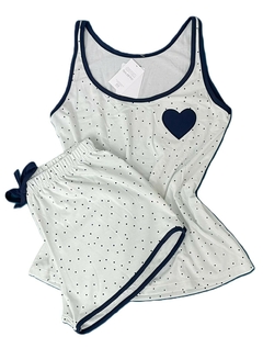 PIJAMA REGATA ESTAMPAS LYCRA ROSE OU AZUL - comprar online