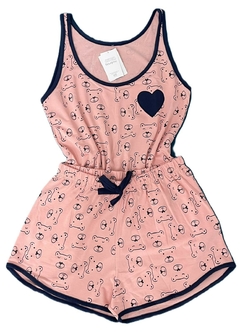 PIJAMA REGATA ESTAMPAS LYCRA ROSE OU AZUL