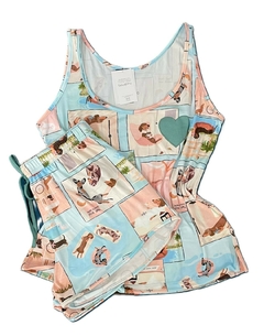 PIJAMA BOCEJINHO LIGHT SUEDE DOG - DREAM NIGTH X PIJAMAS LTDA