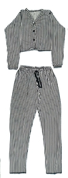 Pijama Americano Cropped Virginia Calça e Crooped