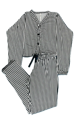 Pijama Americano Cropped Virginia Calça e Crooped - comprar online