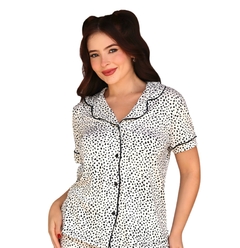Pijama Americano Dálmata Tecido Leve e Confortável - comprar online