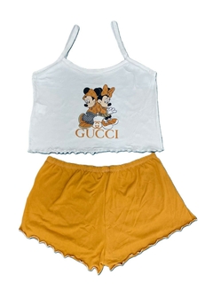 Pijama Shorts e Cropped Personagens na internet