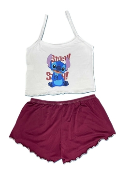 Pijama Shorts e Cropped Personagens na internet