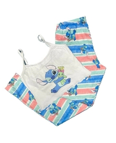 Pijama Calça e Cropped Stitch