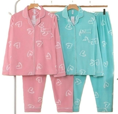 PIJAMA AMERICANO PLUSH CORAÇÕES - comprar online