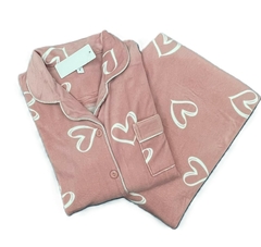 PIJAMA AMERICANO PLUSH CORAÇÕES - loja online