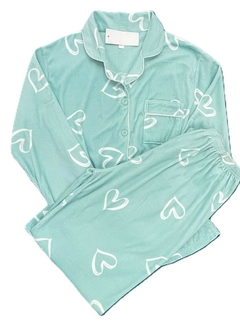 PIJAMA AMERICANO PLUSH CORAÇÕES