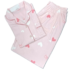 PIJAMA 2 EM 1 CORAÇÕES 3 PEÇAS - loja online