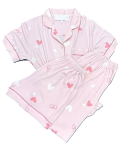 PIJAMA 2 EM 1 CORAÇÕES 3 PEÇAS - comprar online