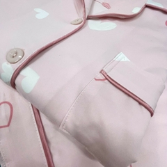 Imagem do PIJAMA 2 EM 1 CORAÇÕES 3 PEÇAS