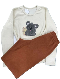PIJAMA LONGO PLUSH FLEECE BOCEJINHO na internet