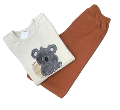 PIJAMA LONGO PLUSH FLEECE BOCEJINHO - DREAM NIGTH X PIJAMAS LTDA