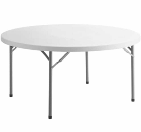 MESA REDONDAS TIPO TABLON 60"