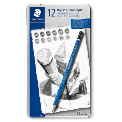 Lapices Staedtler Lumograph Lata x12