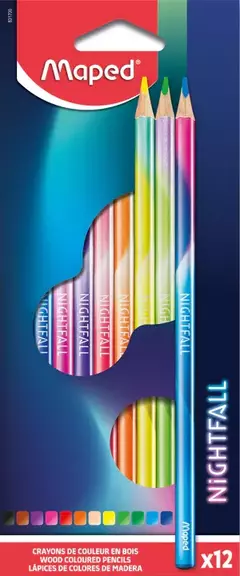 Lapices de colores Nightfall Maped