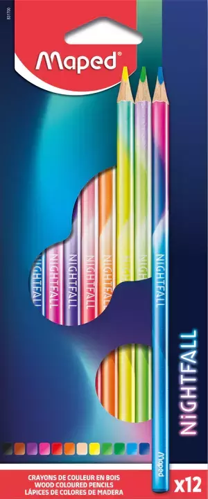 Lapices de colores Nightfall Maped
