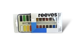 Acuarelas pastilla x24 + Aqua Brush - Reeves