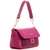 Bolsa Rafitthy Fucsia Roxo com Alça de Ombro e Tiracolo