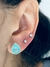 Brinco Gota Fusion Turmalina Paraiba