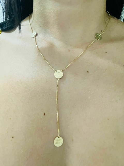 Colar Ho'oponopono Dourado