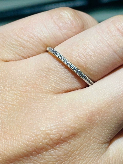 Meia aliança lilás Tam 13