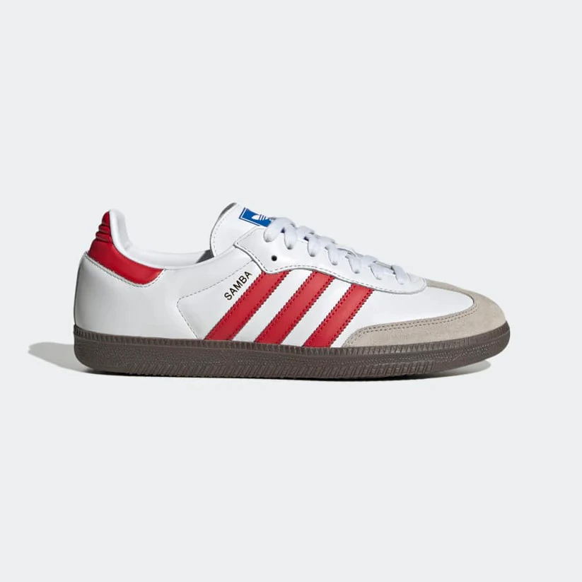 Adidas Samba OG "White Scarlet"