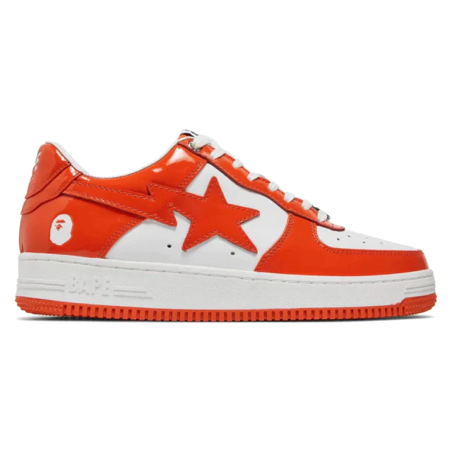 Bape Sta Patent Orange White
