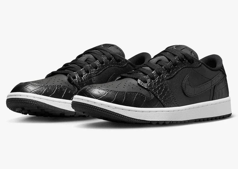 Air Jordan 1 Low Golf Black Croc