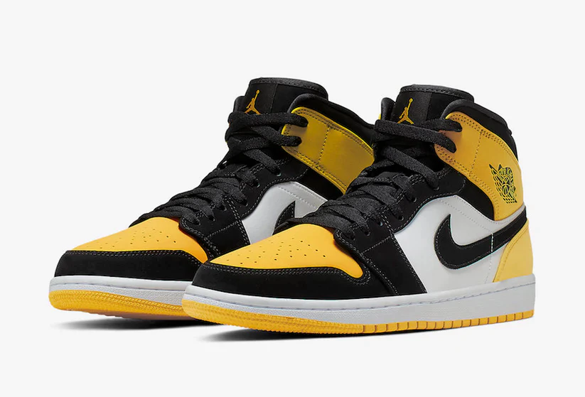 Air Jordan 1 Mid Se Yellow Toe