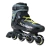 Patins Inline Fila Houdini Black/Grey/Lime Abec-7 4 rodas (PAR) - Roller House Patins