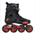 Patins Revolt Preto c/ rodas pretas Inline Freestyle Traxart na internet