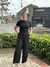 BLUSA CANELADA PRETA - comprar online