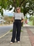 CALÇA WIDELEG ALFAIATARIA PRETA - Tabata Colonetti Moda Feminina