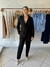BLAZER TRANSPASSADO PRETO - Tabata Colonetti Moda Feminina