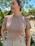 BLUSA LISTRADA MARROM - comprar online