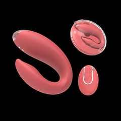 Vibrador de Casal com Case de Acrílico Recarregável com Controle SI - Sensualité Sex Boutique Sex Shop em Maringá-PR