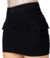 Saia Cargo Preta Feminina