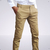 Calca Masculina Em Sarja Com Elastano Slim Esporte Fino