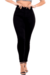 Calça Preta Feminina Em Sarja Com Lycra Cintura alta - PB30