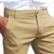 Calca Masculina Em Sarja Com Elastano Slim Esporte Fino na internet