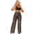 Calça Pantalona Wide Leg Paetê Cintura Alta Paetê - PDB02.5 - loja online