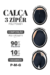 Calça Legging 3 Zíper PolyPower - PB36 - loja online