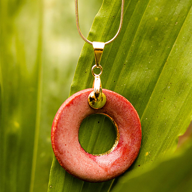 Colar Hibisco - Ouro